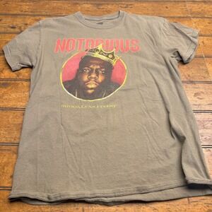 Biggie Smalls Notorious BIG Brooklyn's Finest Graphic T Shirt Mens Size M